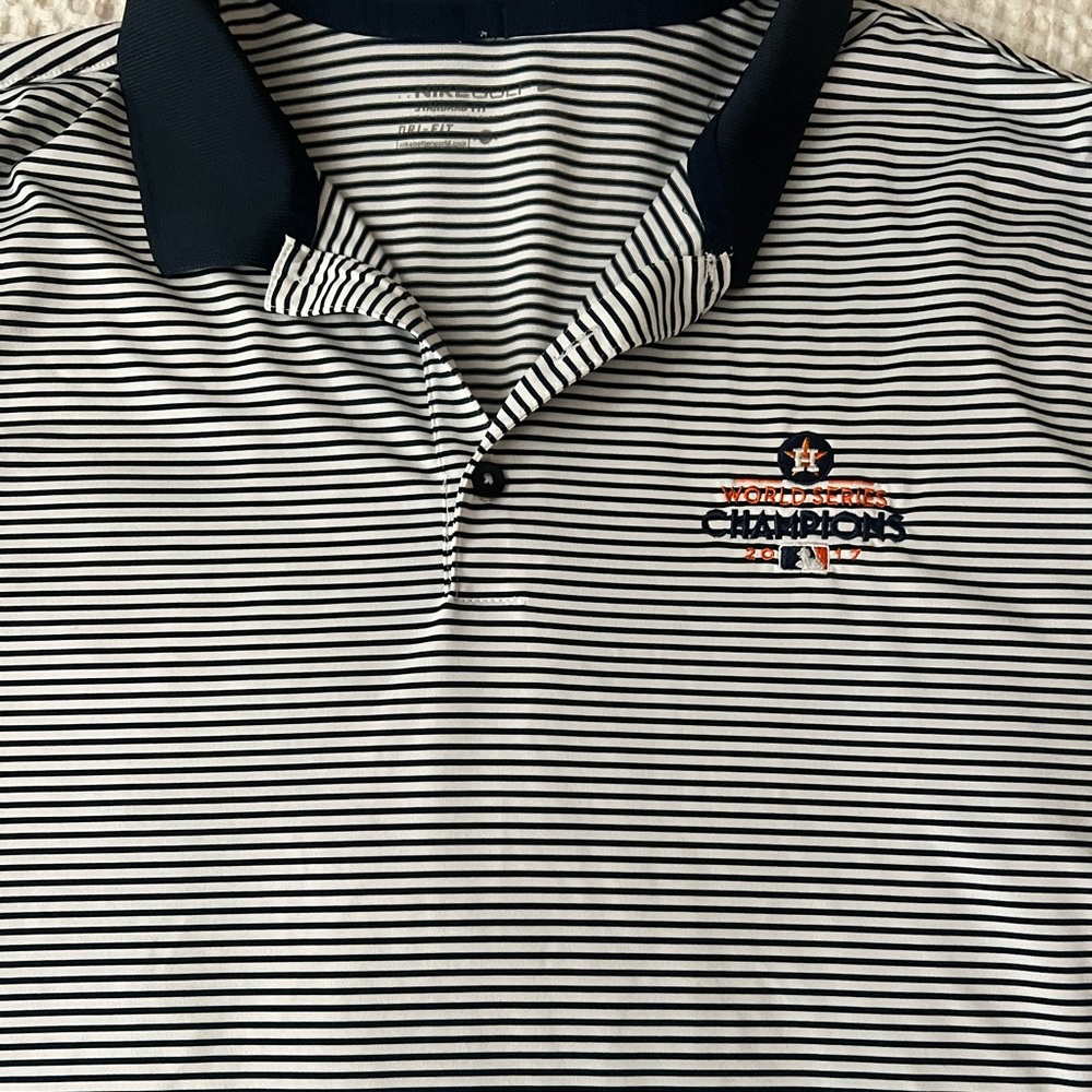 Houston ASTROS championship 2017 Nike DRI-FIT POLO
